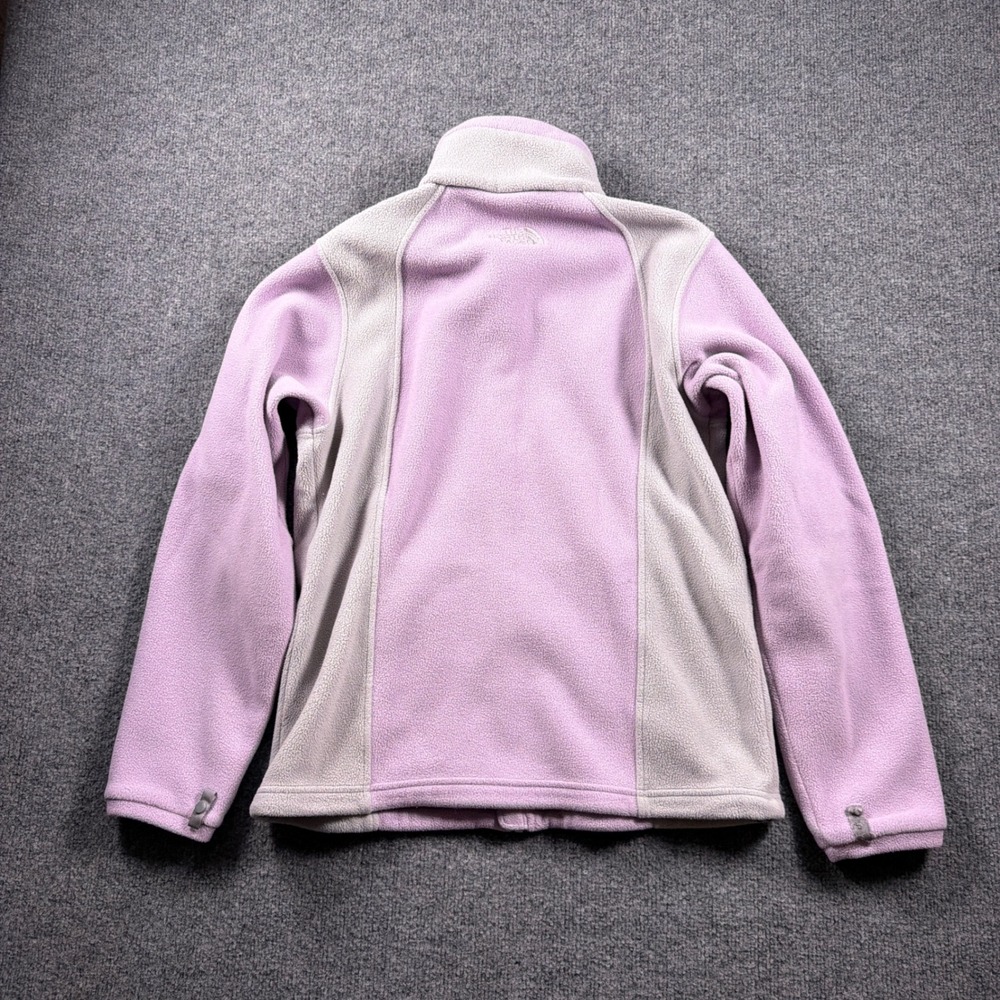 The North Face Fleece Jacket Womens Medium Purple Grey Full Zip Outdoor Layer - Picture 5 of 11